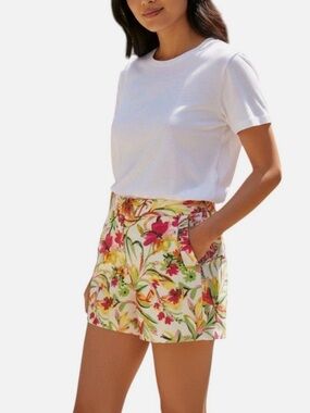 J. Crew Floral Cotton Pants